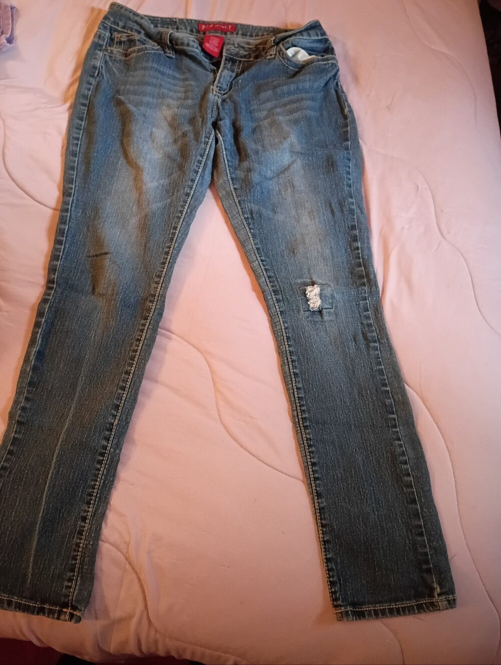 Red Rivet Jeans